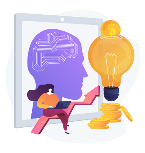 AI coaching illustration